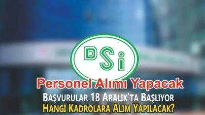 DSİ’den Büyük Personel Alımı Yapacak