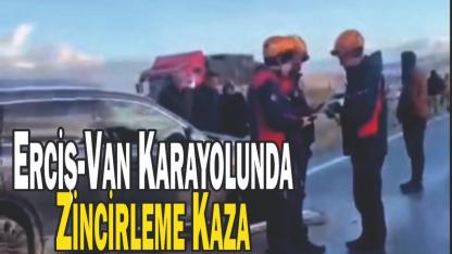 Erciş-Van Karayolunda Zincirleme Kaza