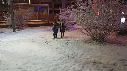 Erciş'e Yılın İlk Karı Yağdı