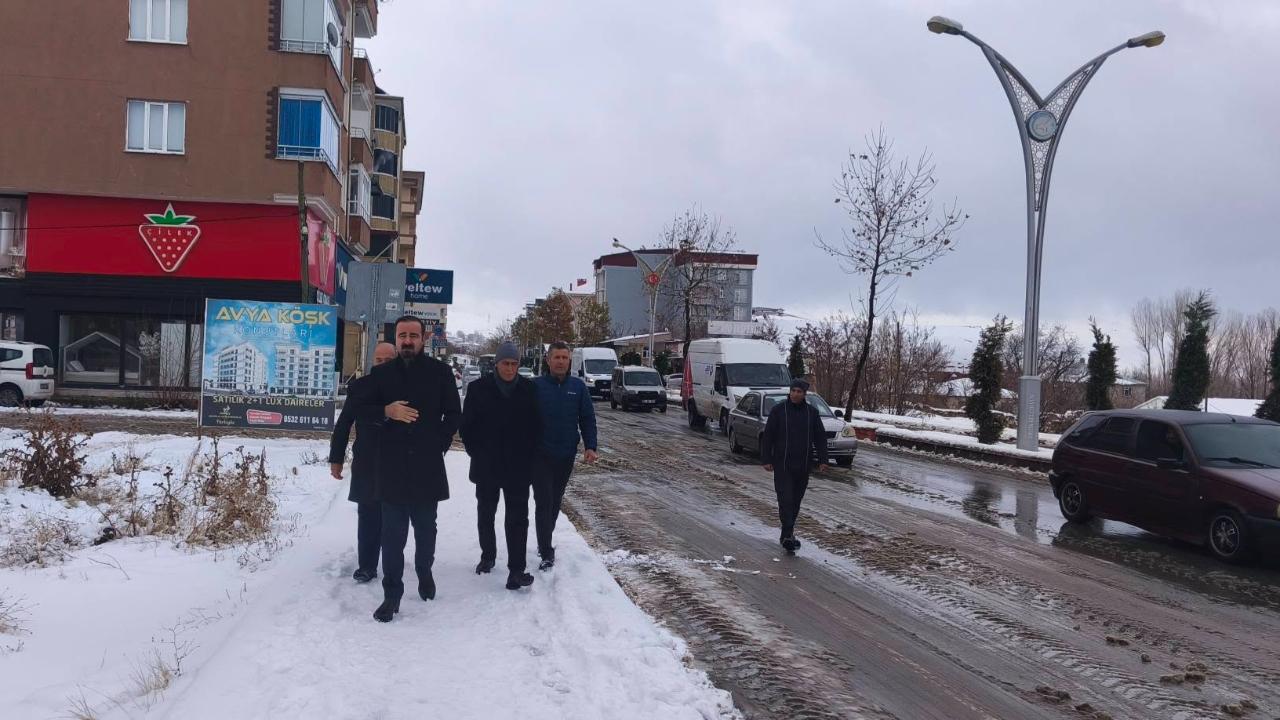 Eş Başkan Baran Bilici Karla Mücadele Çalışmalarını Yerinde İnceledi