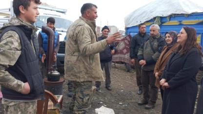 Eş Başkan Güler Temel ve Yönetim, Esnafla Buluştu