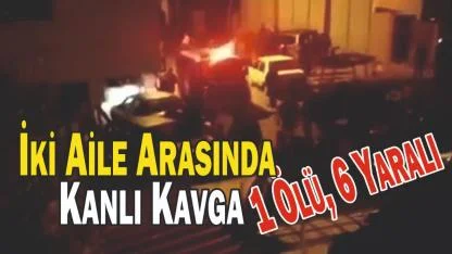 İki Aile Arasında Kanlı Kavga: 1 Ölü, 6 Yaralı