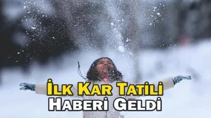 İlk Kar Tatili Haberi Geldi