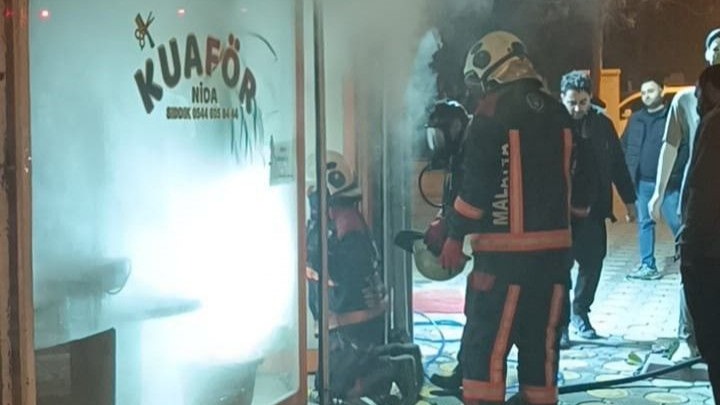 İş yerinde korkutan yangın