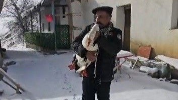 Kazından helallik istedi