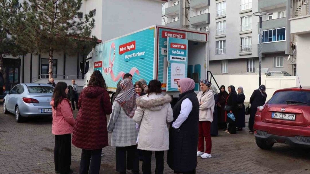 KETEM tırı Oltu’da tarama yapıyor