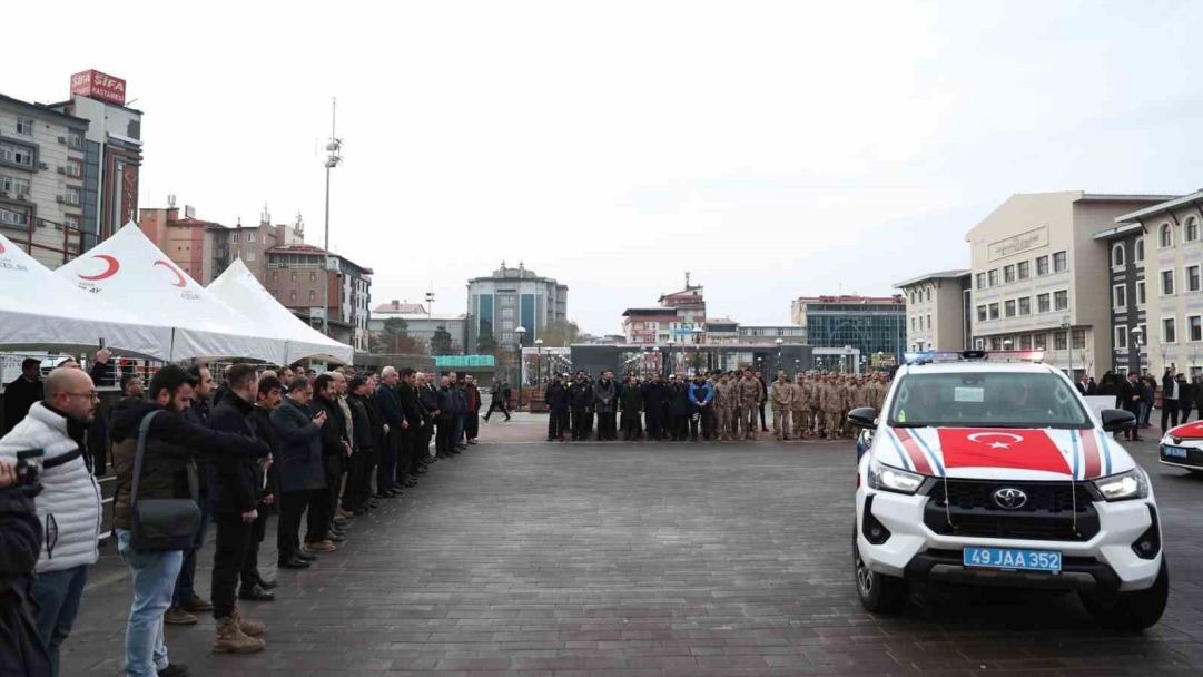 Muş’ta emniyet ve jandarma teşkilatlarına, 78 yeni araç tahsis edildi