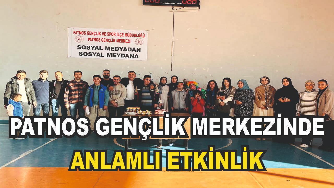 Patnos Gençlik Merkezi’nden 3 Aralık Dünya Engelliler Günü Etkinliği