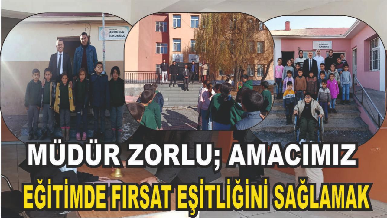 Patnos İlçe Milli Eğitim Müdürü Yüksel Zorlu, okul ziyaretlerine devam ediyor