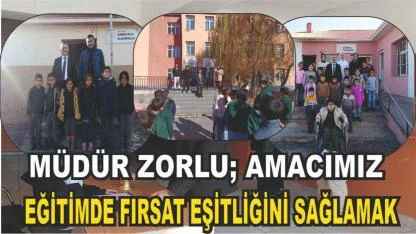 Patnos İlçe Milli Eğitim Müdürü Yüksel Zorlu, okul ziyaretlerine devam ediyor