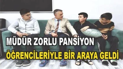 Patnos İlçe Milli Eğitm Müdür Yüksel Zorlu Öğrencilerle Bir Araya Geldi