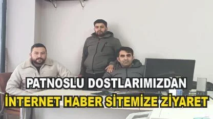 Patnos'un tanınan simalarından gazetemize ziyaret