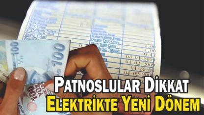 Patnoslular Dikkat: Elektrikte Yeni Dönem