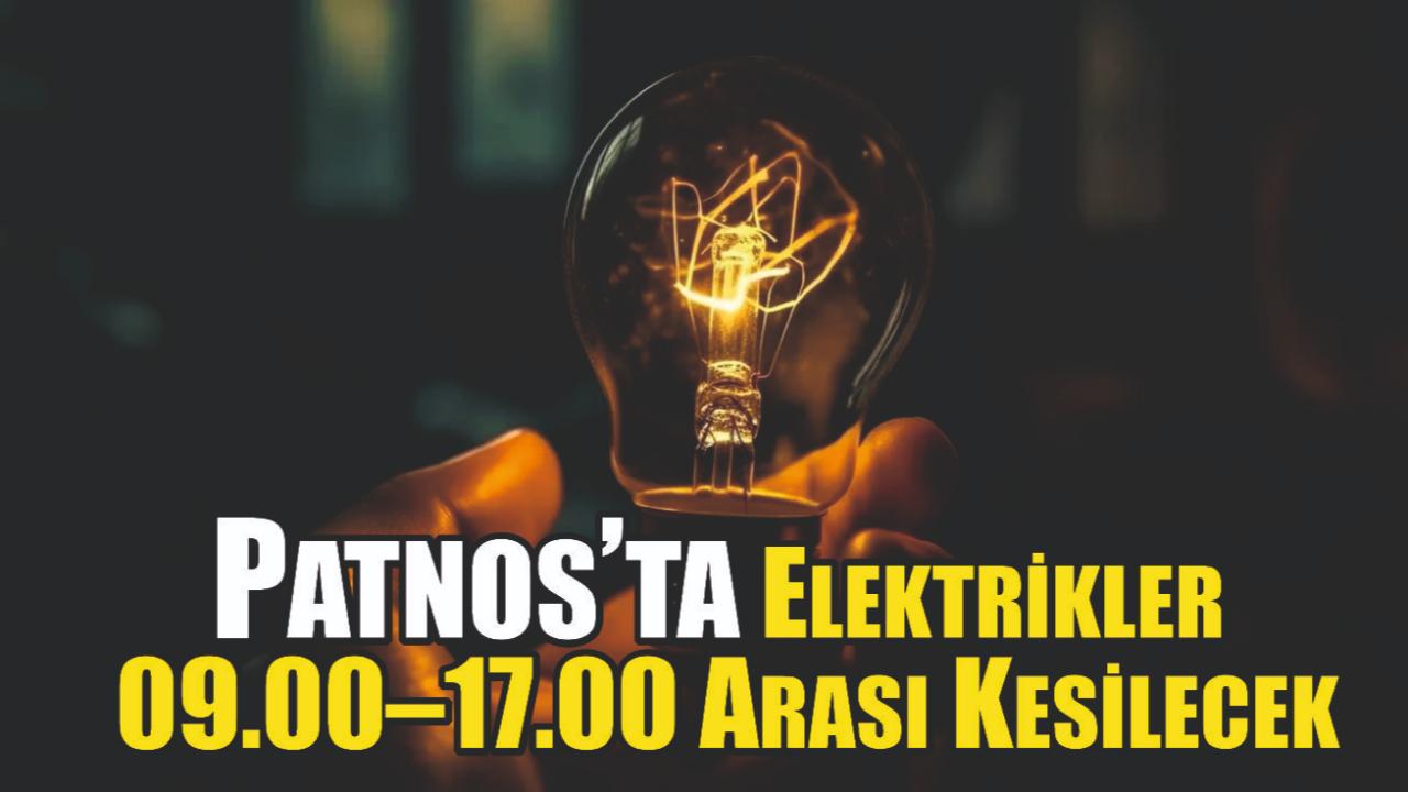 Patnos’ta 23 Aralık’ta Elektrik Kesintisi Yaşanacak Mahalle ve Köyler Dikkat