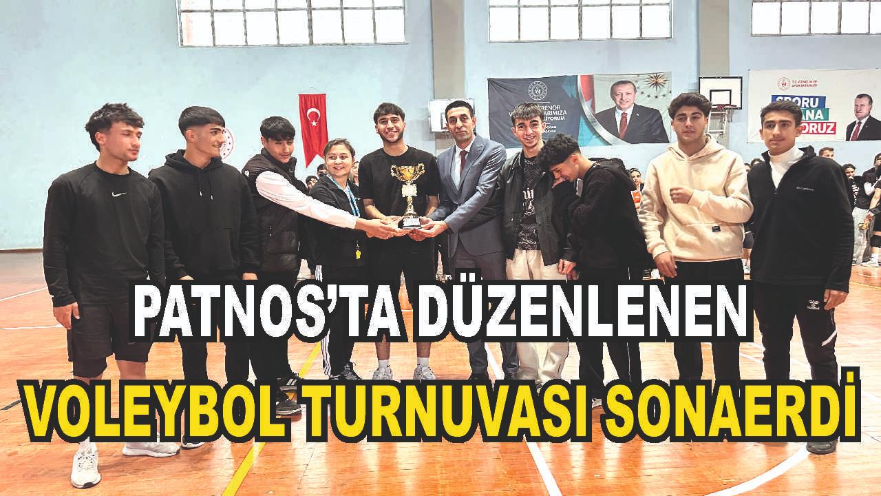 Patnos&#039;ta Genç Kız-Erkek Voleybol Turnuvası Sona Erdi