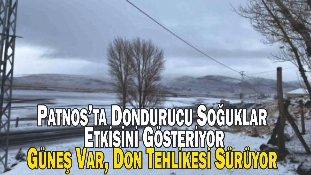 Patnos’ta Hava Değişiyor: Kar Gidiyor, Güneş Geliyor