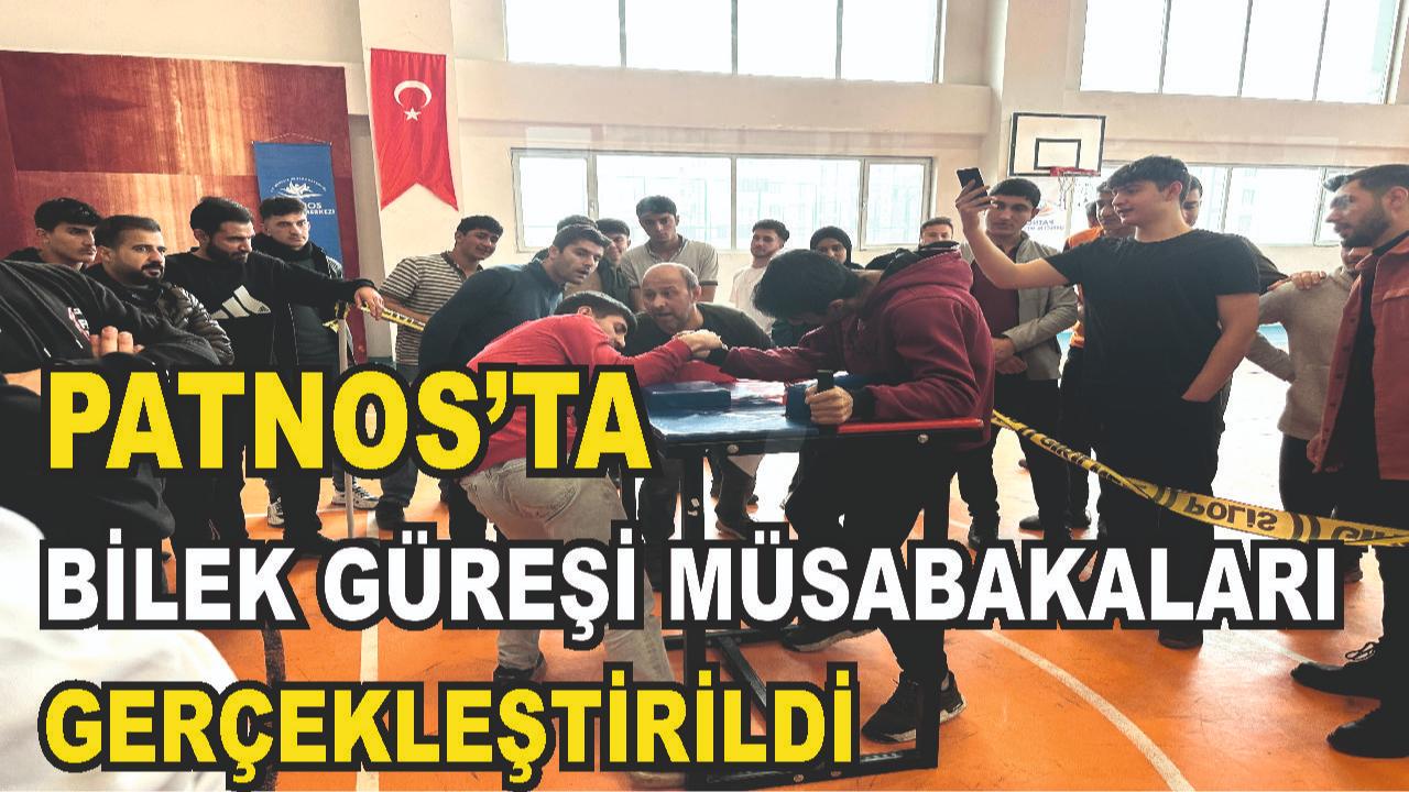 Patnos'ta İki Dalda Güreş Müsabakası Gerçekleştirildi
