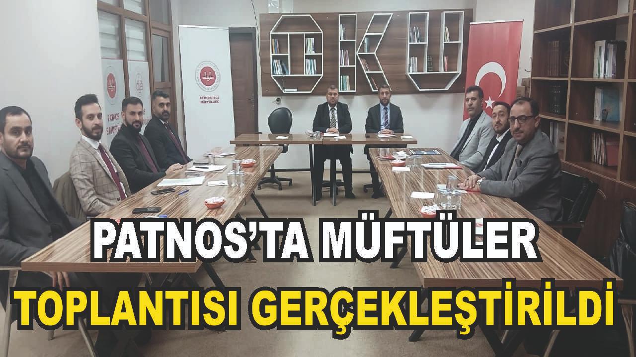 Patnos’ta İlçe Müftüleri Toplantısı Gerçekleştirildi