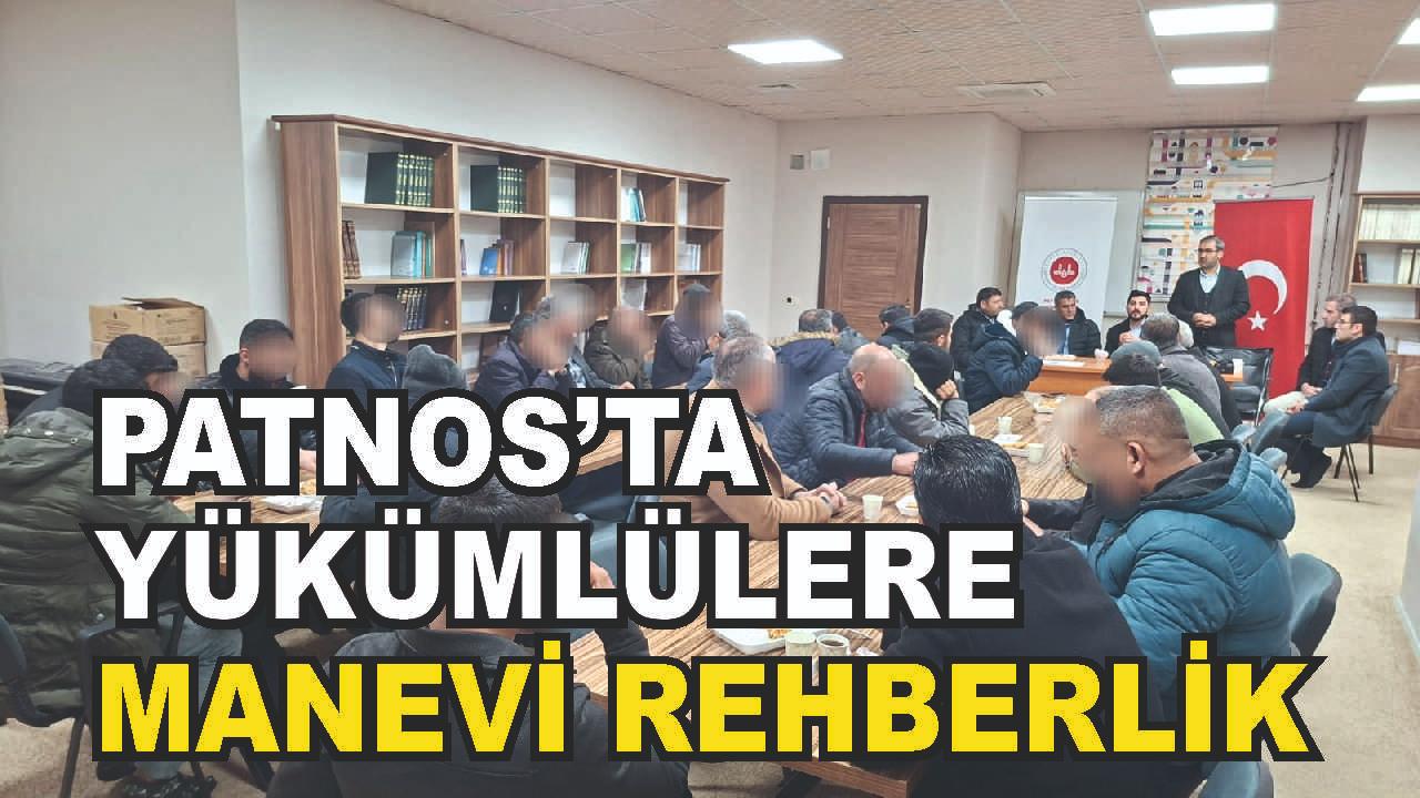 Patnos'ta Yükümlülere Manevi Rehberlik Programı Düzenlendi
