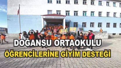 Patnos Gençlik ve Spor İlçe Müdürlüğü'nden Dogansu Ortaokulu Öğrencilerine Giyim Yardımı
