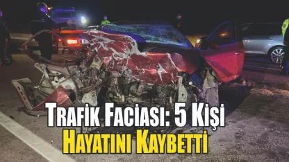 Polisten Kaçarken Ters Yöne Girdi: Feci Kazada 5 Kişi Hayatını Kaybetti