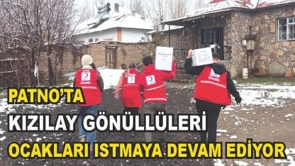 Türk Kızılay Patnos Şubesi Cumhurriyet Mahallesinde Gönülleri Isıttı