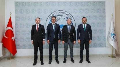 Vali Yardımcısı Göktaş ve İlçe Kaymakamlarından Erciş Kaymakamına Ziyaret