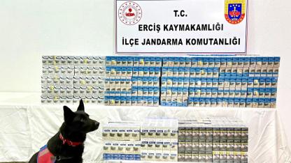 Van'ın Erciş İlçesinde Büyük Kaçak Sigara Operasyonu