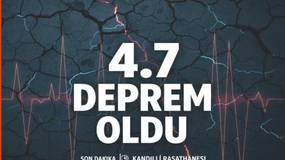 4,7 Büyüklüğünde Deprem