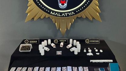 Malatya’da zehir tacirlerine büyük darbe: 13 tutuklama