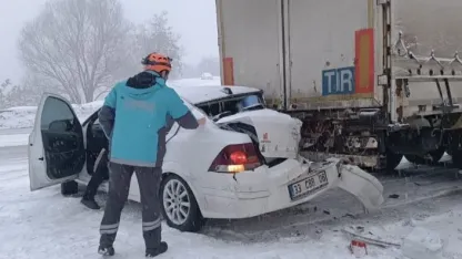 Bingöl’de trafik kazası: 1 yaralı