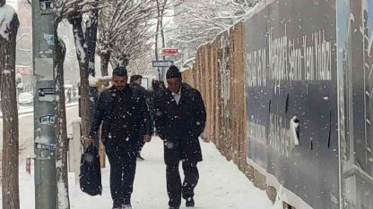 Van’da kar yağışı etkili oluyor