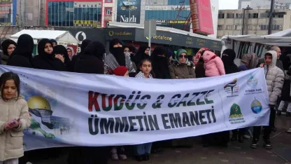 Van’da "Dünya Kudüs Haftası" dolayısıyla basın açıklaması yapıldı