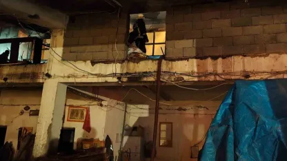 Erciş’te iş yeri yangını