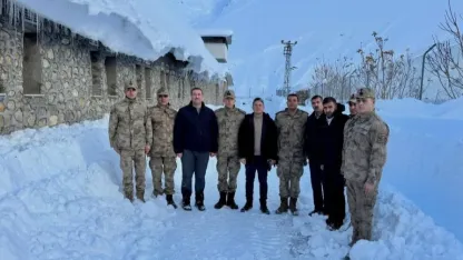 Kaymakam Arıkan’dan Başbağlar Karakolu’na ziyaret