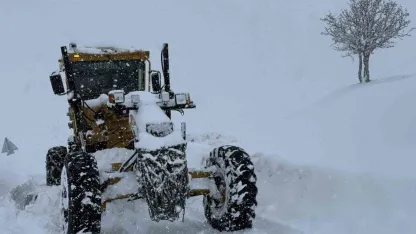 Muş’ta 176 köy yolu ulaşıma kapandı, ekipler hastalar için seferber oldu