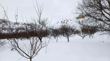 Kar kalınlığı 1 metreye yaklaştı