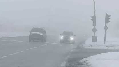 Bingöl’de yoğun sis görüş mesafesini düşürdü: Sürücüler zor anlar yaşadı