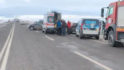 Sarıkamış’ta trafik kazası: 1 yaralı