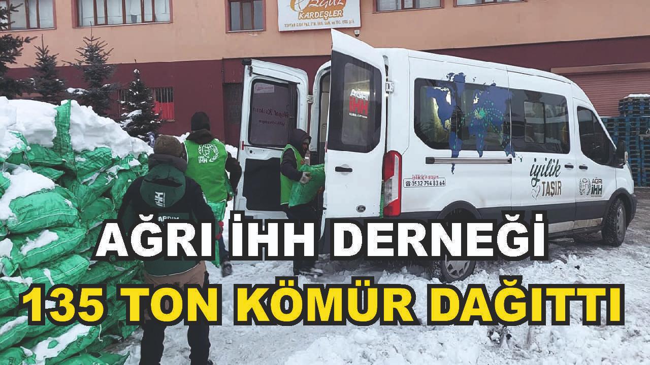 Ağrı İhh İhtiyaç Sahiplerine 135 Ton Kömür Yardımı