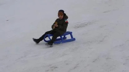 Ağrı Küpkıran Kayak Tesisinde Sömestir Coşkusu