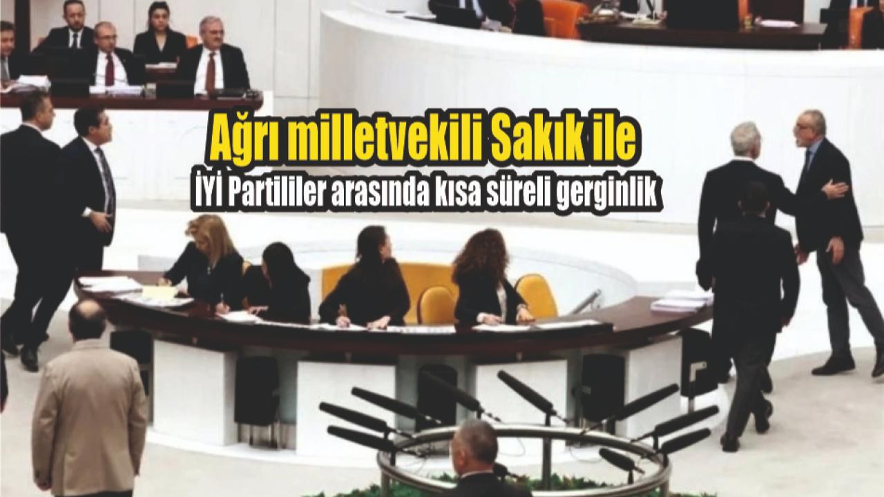 Ağrı milletvekili Sakık ile İYİ Partililer arasında kısa süreli gerginlik