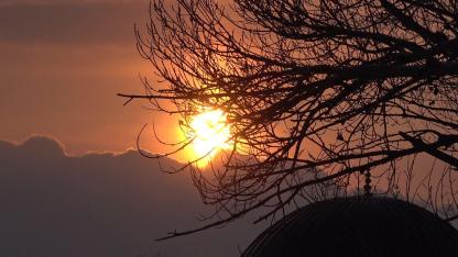 Ağrı Semalarında Gün Batımı Şöleni