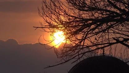 Ağrı Semalarında Gün Batımı Şöleni