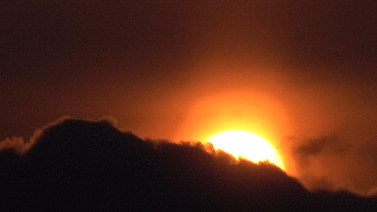 Ağrı Semalarında Gün Batımı Şöleni