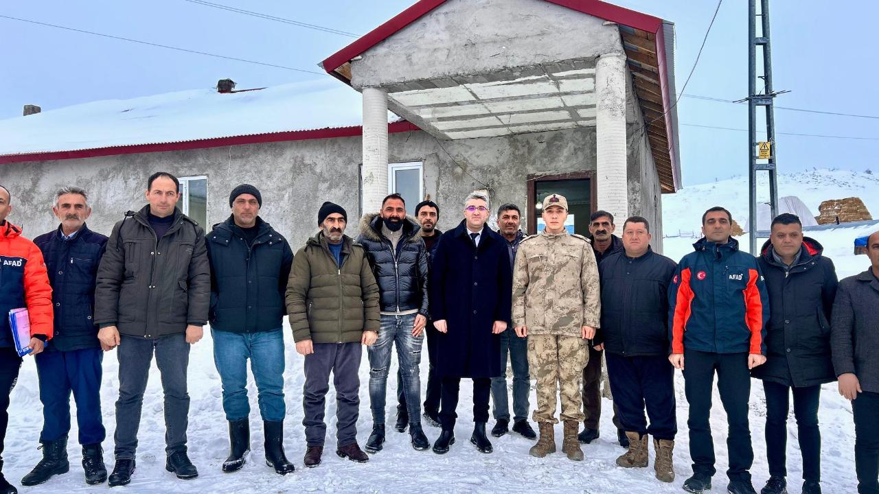 Ağrı’da Çığ Riskine Karşı Kış Tedbirleri Sürüyor