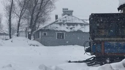 Ağrı’da Kar Yağışı Etkili Oluyor
