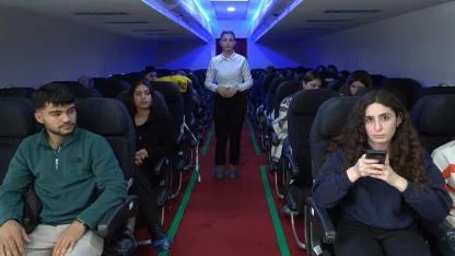 (Videolu Haber) Ağrı’da öğrenciler uçuş senaryolarını sanal ortamda deneyimliyor