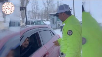 Ağrı’da Sürücülere Kış Uyarısı