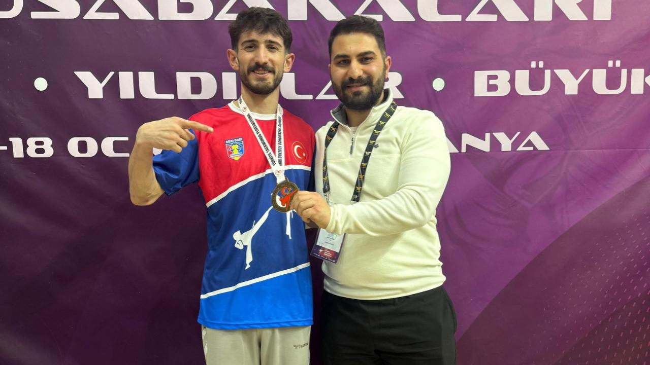 Ağrılı sporcu Barzan Duman Doğu Grubu Şampiyonu oldu